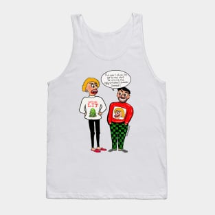 Ugly Christmas Sweater Tank Top